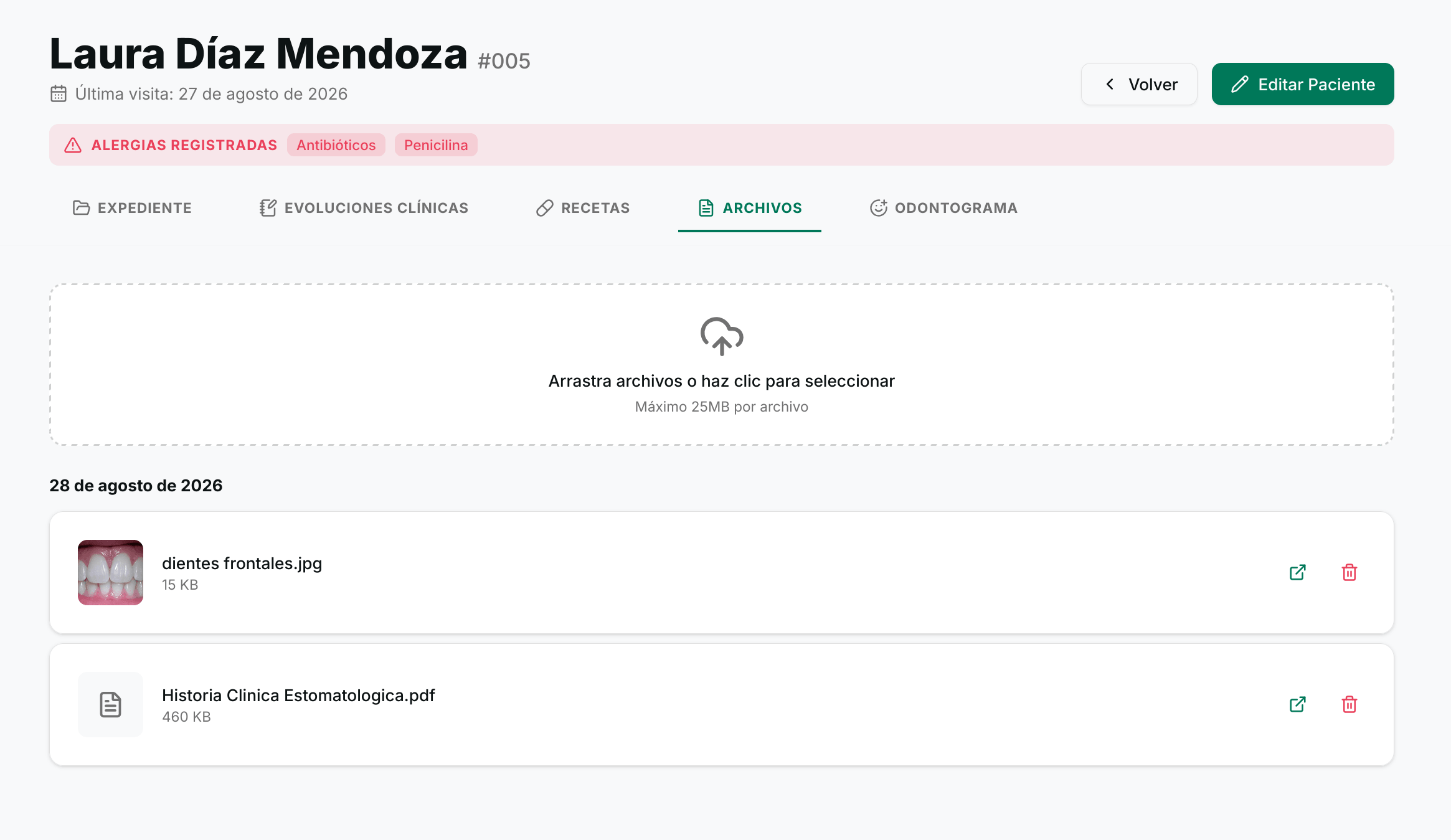 Gestión centralizada de archivos